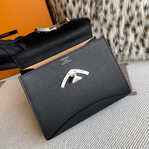 Moynat MC8L7V Black Poudre Gabrielle BB Silver Hardware Mt1002 - Default Title - View 7