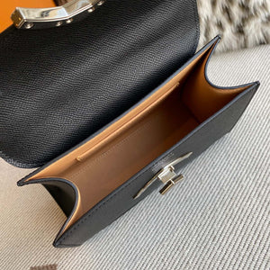 Moynat MC8L7V Black Poudre Gabrielle BB Silver Hardware Mt1002 - Default Title - View 8