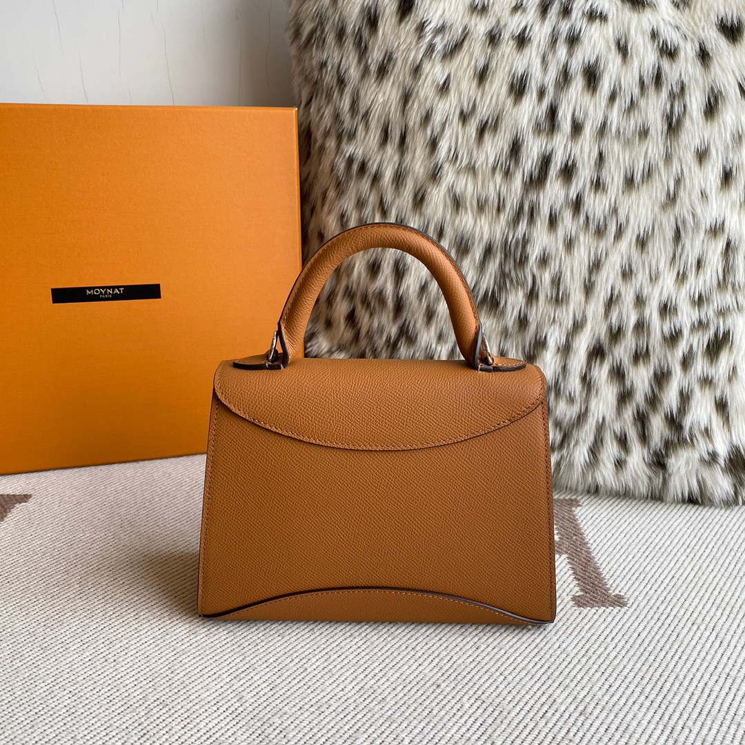Moynat MC8L7V Brown Poudre Gabrielle BB Silver Hardware Mt1004 - Default Title - View 2