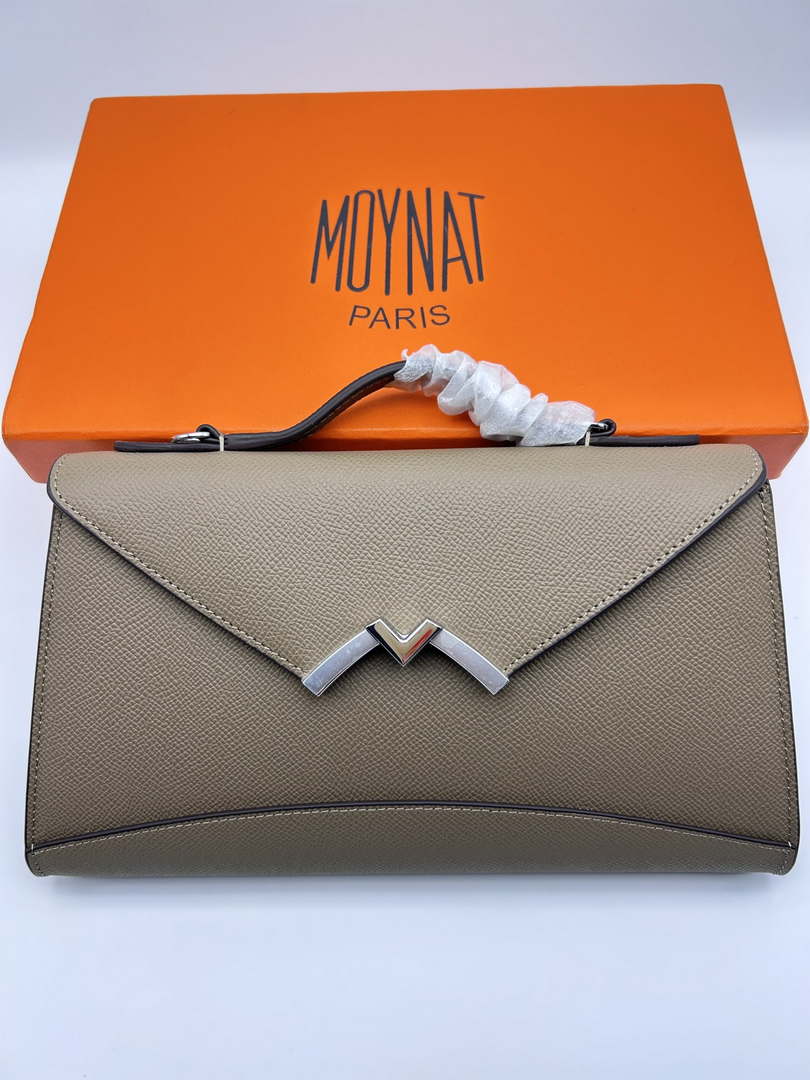 Moynat MC8L9V Gabrielle Clutch Silver Hardware Mt1007