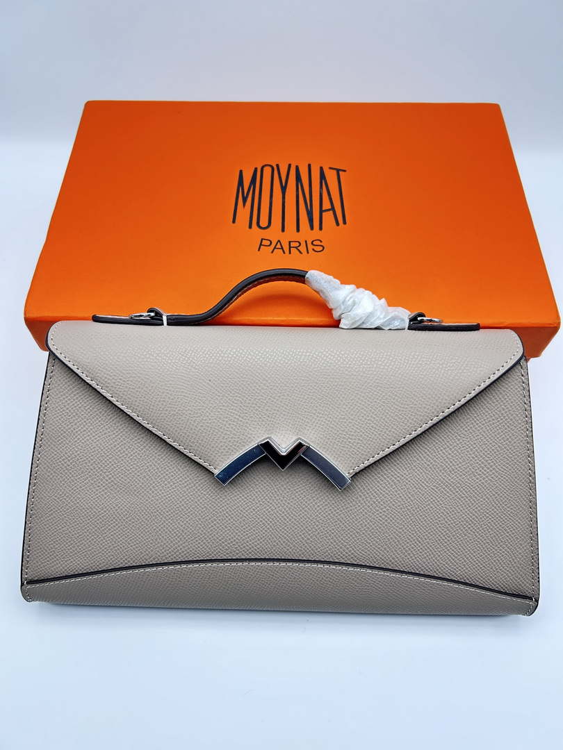 Moynat MC8L9V Gabrielle Clutch Silver Hardware Mt1009