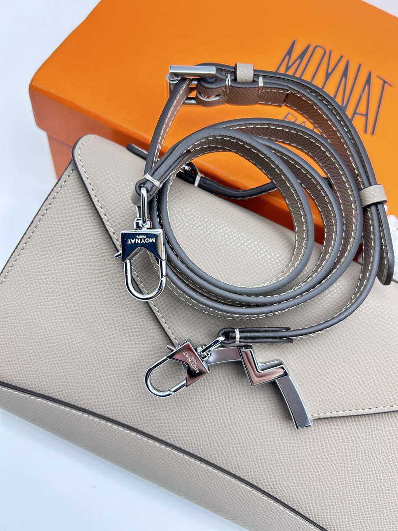 Moynat MC8L9V Gabrielle Clutch Silver Hardware Mt1009