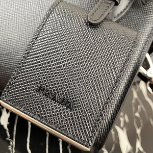 Prada 1BA269 Saffiano Leather Prada Monochrome Bag Black - Default Title - View 7