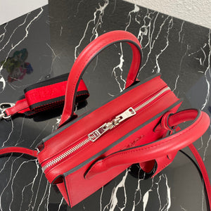 Prada 1BA269 Saffiano Leather Prada Monochrome Bag Red - Default Title - View 8