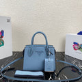Prada 1BA269 Small Prada Kristen Saffiano bag Blue - Default Title - View 1