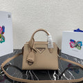 Prada 1BA269 Small Prada Kristen Saffiano bag Gray