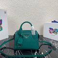 Prada 1BA269 Small Prada Kristen Saffiano bag Green - Default Title - View 1