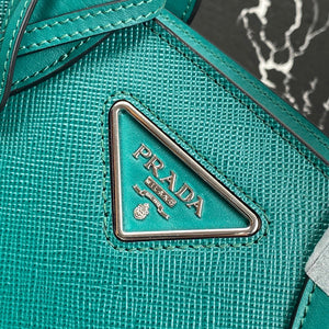 Prada 1BA269 Small Prada Kristen Saffiano bag Green - Default Title - View 4