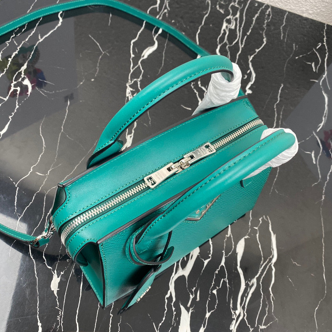 Prada 1BA269 Small Prada Kristen Saffiano bag Green