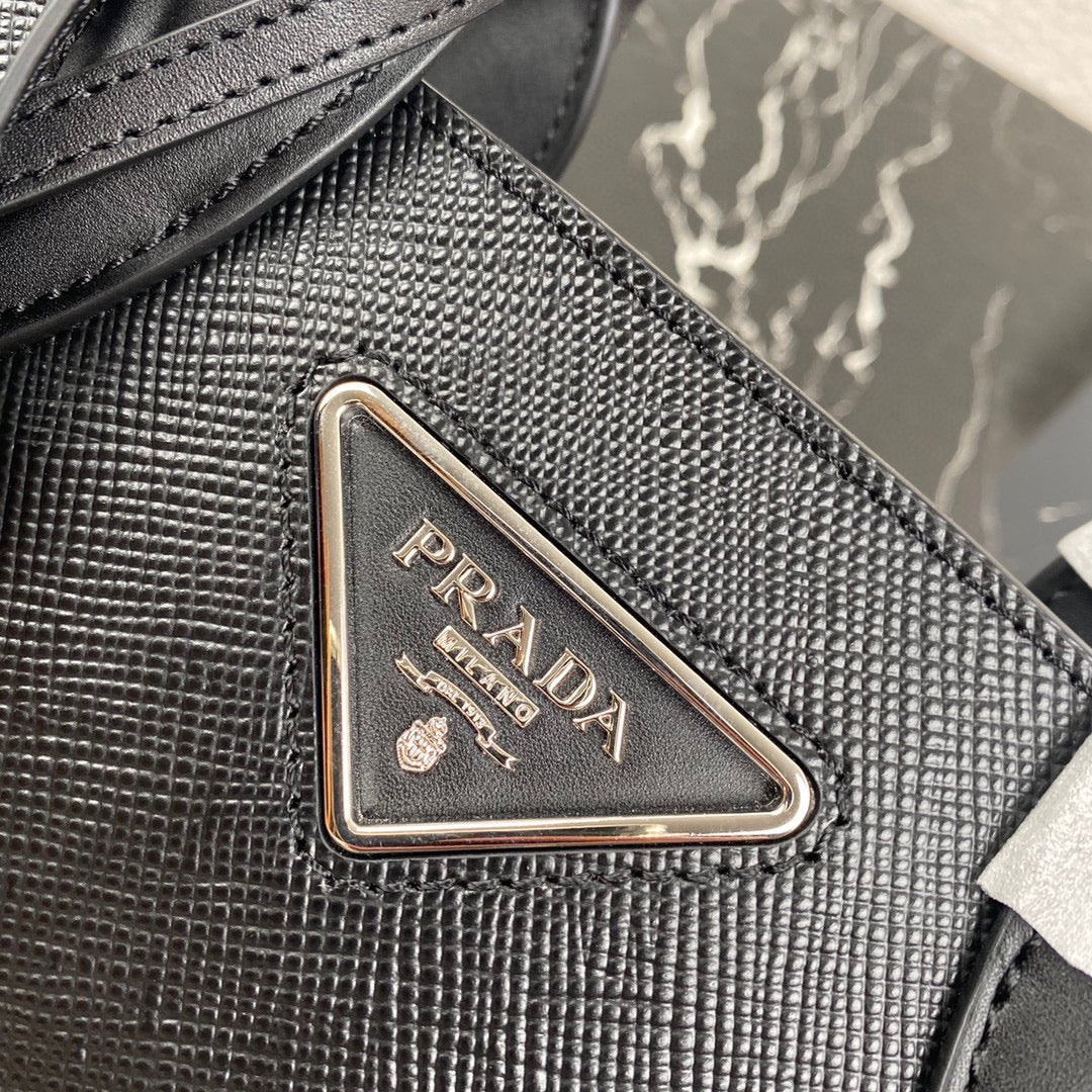 Prada 1BA269 Small Prada Kristen Saffiano bag Black