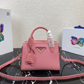 Prada 1BA269 Small Prada Kristen Saffiano bag Pink