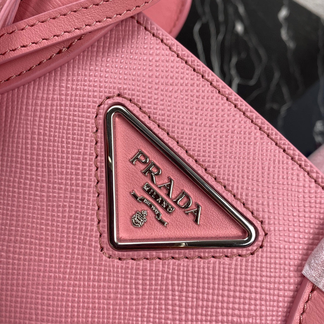 Prada 1BA269 Small Prada Kristen Saffiano bag Pink - Default Title - View 4