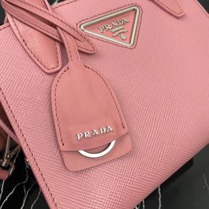 Prada 1BA269 Small Prada Kristen Saffiano bag Pink - Default Title - View 6
