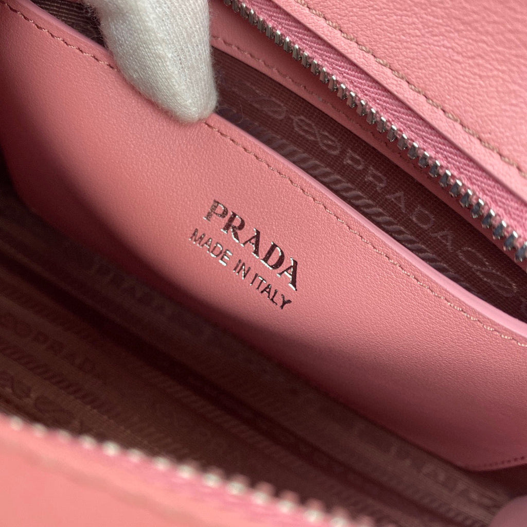 Prada 1BA269 Small Prada Kristen Saffiano bag Pink