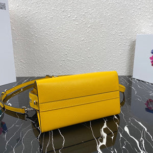 Prada 1BA269 Small Prada Kristen Saffiano bag Yellow - Default Title - View 5
