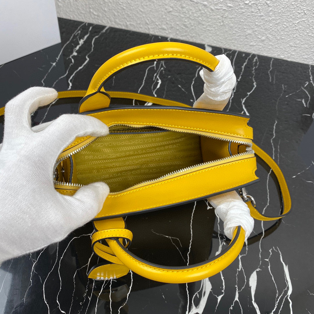 Prada 1BA269 Small Prada Kristen Saffiano bag Yellow - Default Title - View 8
