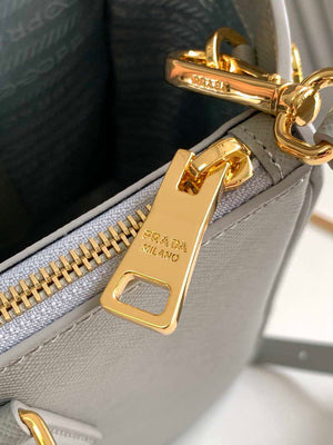 Prada 1BA274 Large Prada Galleria Saffiano leather bag Gray - Default Title - View 8
