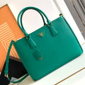 Prada 1BA274 Large Prada Galleria Saffiano leather bag Green - Default Title - View 1