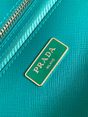 Prada 1BA274 Large Prada Galleria Saffiano leather bag Green - Default Title - View 7