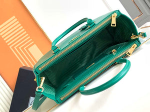 Prada 1BA274 Large Prada Galleria Saffiano leather bag Green - Default Title - View 9