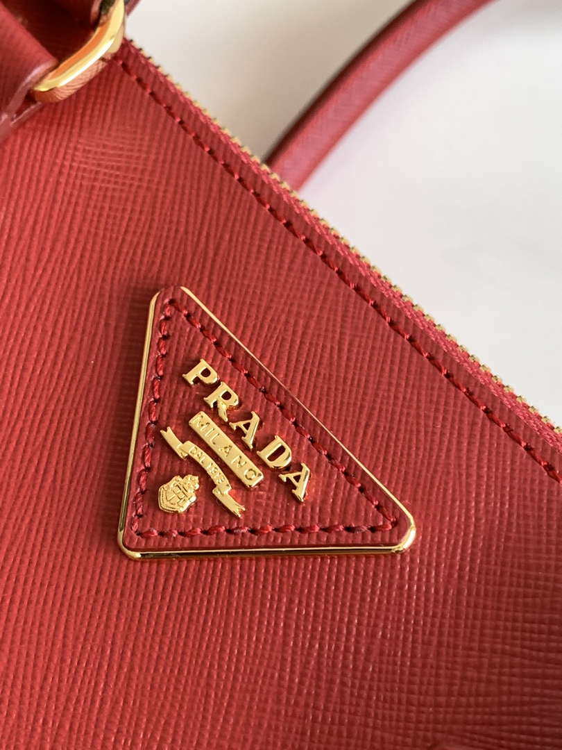 Prada 1BA274 Large Prada Galleria Saffiano leather bag Red - Default Title - View 5