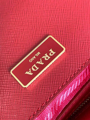 Prada 1BA274 Large Prada Galleria Saffiano leather bag Red - Default Title - View 9