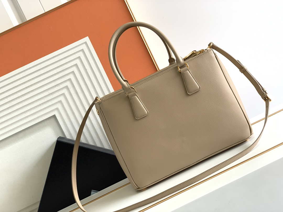 Prada 1BA274 Large Prada Galleria Saffiano leather bag Apricot