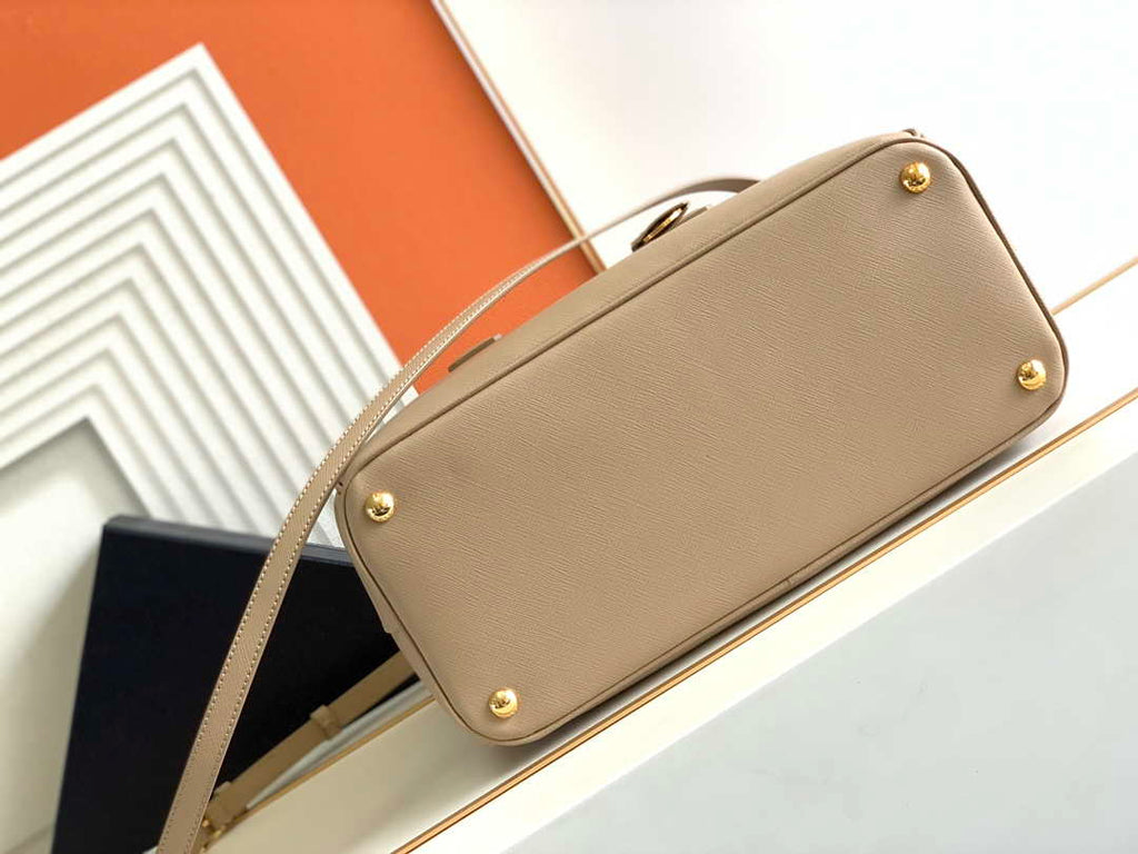 Prada 1BA274 Large Prada Galleria Saffiano leather bag Apricot