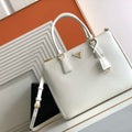 Prada 1BA274 Large Prada Galleria Saffiano leather bag White - Default Title - View 1