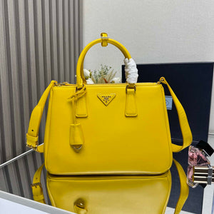 Prada 1BA274 Large Prada Smooth leather bag Yellow - Default Title - View 1