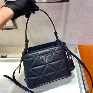 Prada 1BA311 Spectrum Small Leather Top Handle Bag Black - Default Title - View 3