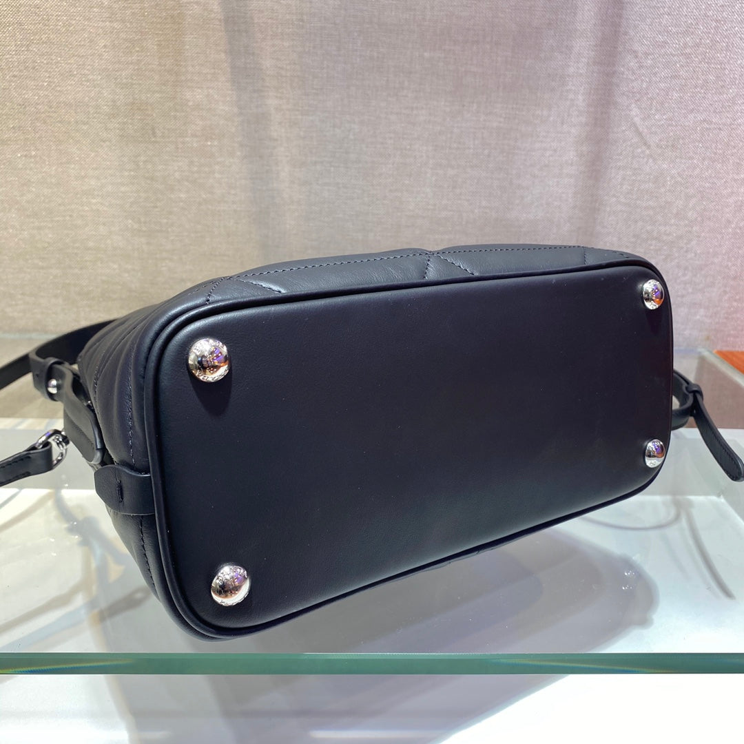 Prada 1BA311 Spectrum Small Leather Top Handle Bag Black - Default Title - View 6