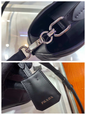 Prada 1BA311 Spectrum Small Leather Top Handle Bag Black - Default Title - View 8