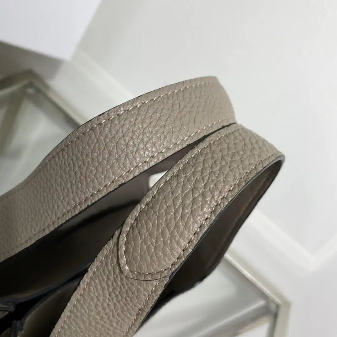 Prada 1BA349 Mini leather handbag Gray Silver