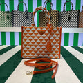Prada 1BA354 Small Prada Symbole jacquard fabric handbag Orange White - Default Title - View 1