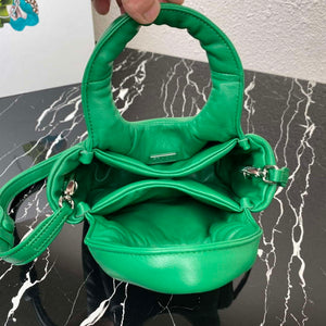 Prada 1BA359 Small Padded Prada Soft Nappa Leather Bag Green - Default Title - View 6