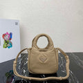 Prada 1BA359 Small Padded Prada Soft Nappa Leather Bag Tan