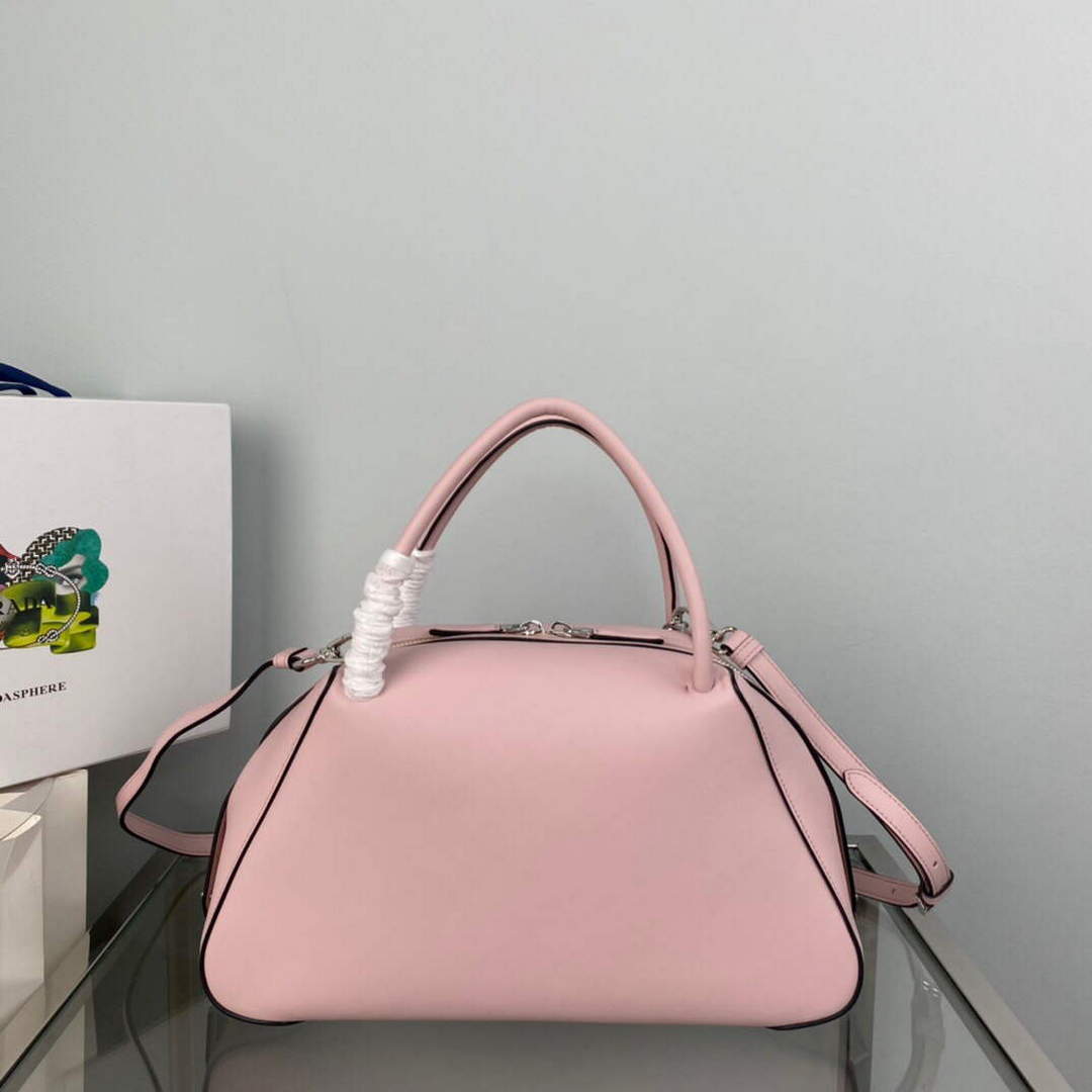 Prada 1BA365 Medium leather handbag Alabaster Pink - Default Title - View 2