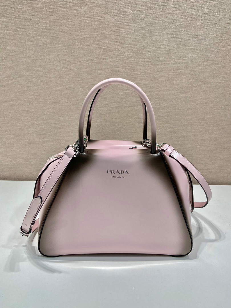 Prada 1BA366 Small brushed leather Prada Supernova handbag Alabaster S - Default Title - View 1
