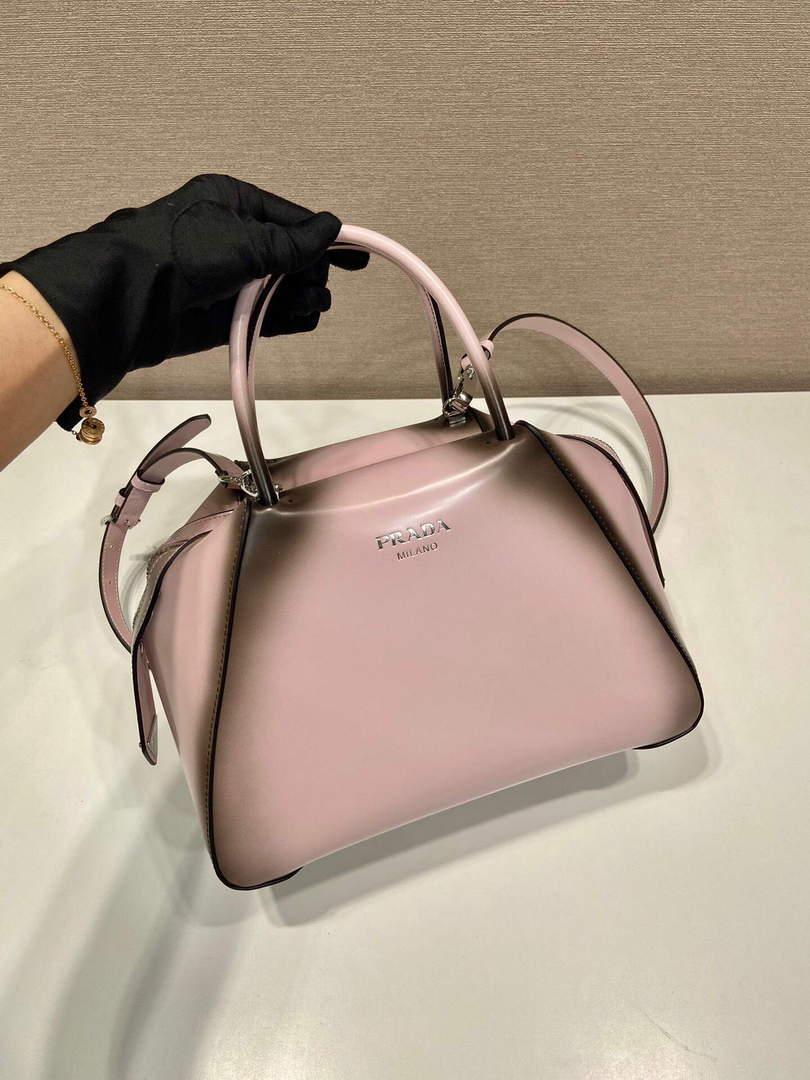 Prada 1BA366 Small brushed leather Prada Supernova handbag Alabaster S - Default Title - View 2