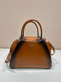 Prada 1BA366 Small brushed leather Prada Supernova handbag Brown