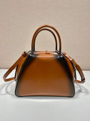 Prada 1BA366 Small brushed leather Prada Supernova handbag Brown - Default Title - View 4