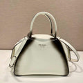 Prada 1BA366 Small brushed leather Prada Supernova handbag White - Default Title - View 1