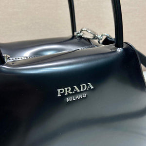 Prada 1BA366 Small brushed leather Prada Supernova handbag Black - Default Title - View 6