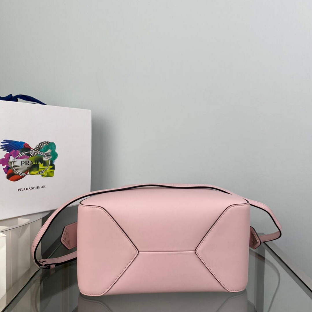 Prada 1BA366 Small leather handbag Alabaster Pink - Default Title - View 5