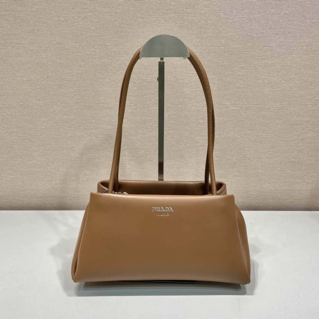 Prada 1BA368 Leather mini-bag Bag Brown - Default Title - View 1