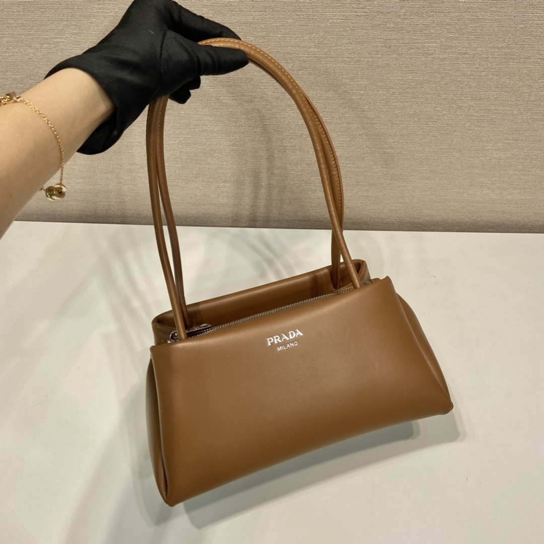 Prada 1BA368 Leather mini-bag Bag Brown - Default Title - View 2