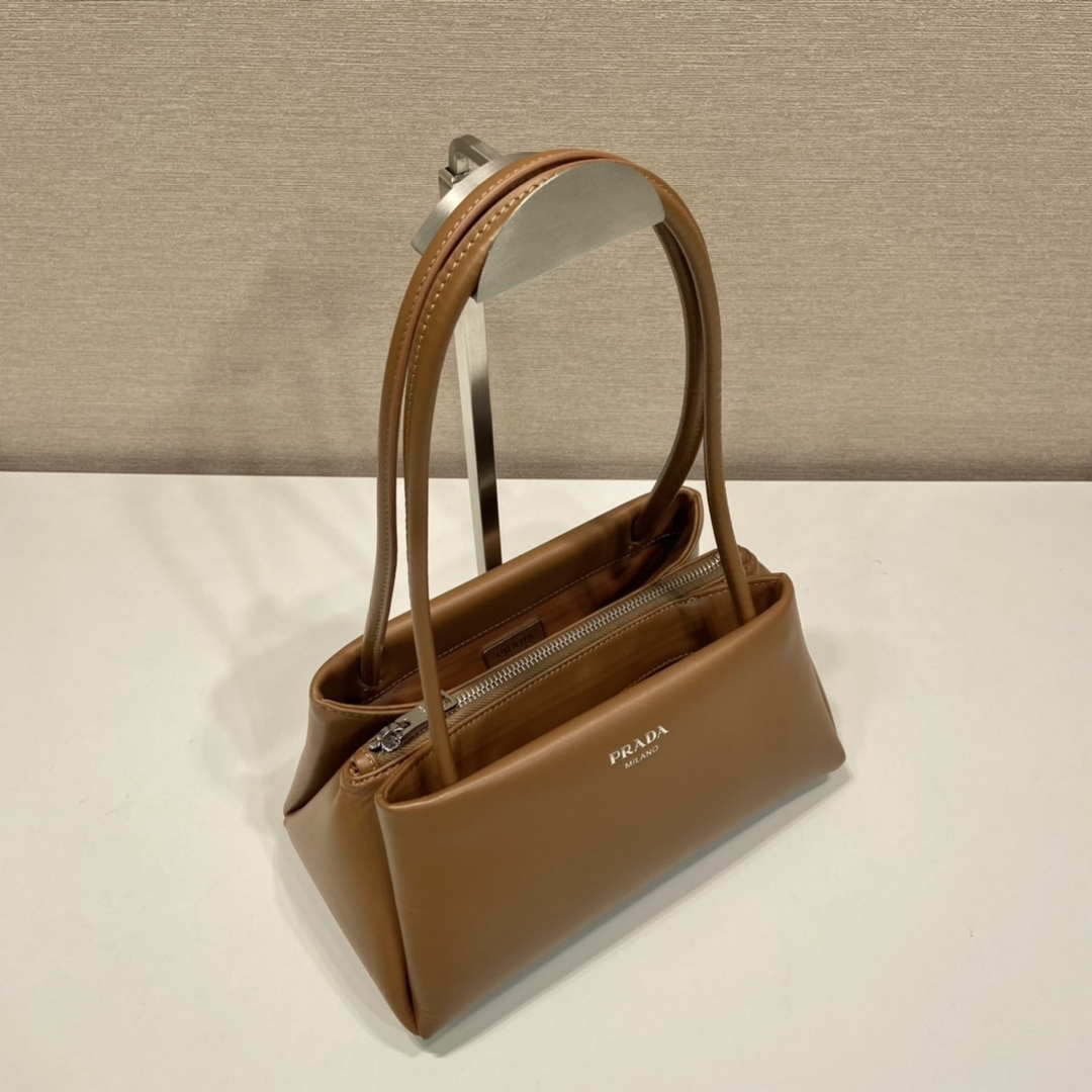 Prada 1BA368 Leather mini-bag Bag Brown - Default Title - View 3