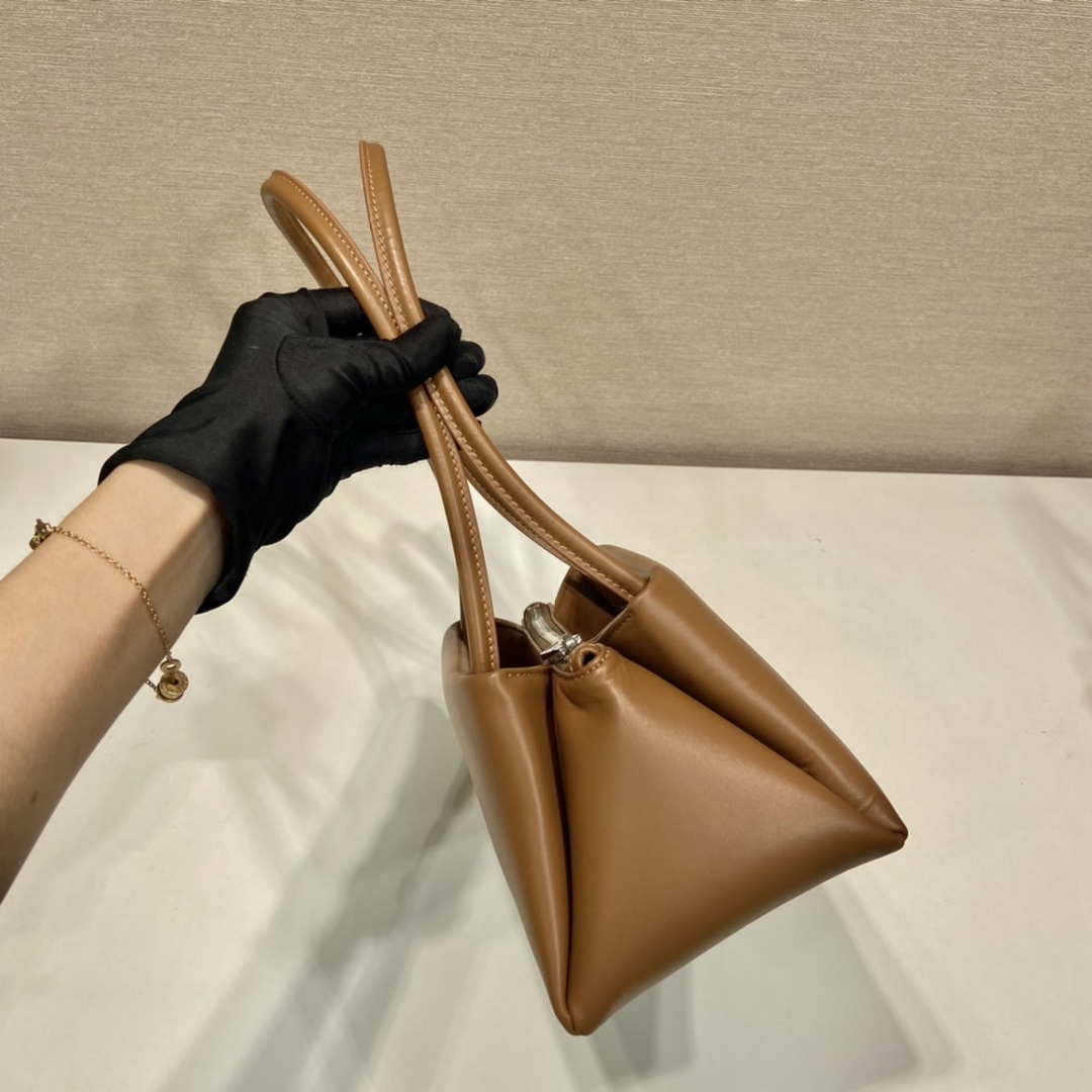 Prada 1BA368 Leather mini-bag Bag Brown - Default Title - View 6