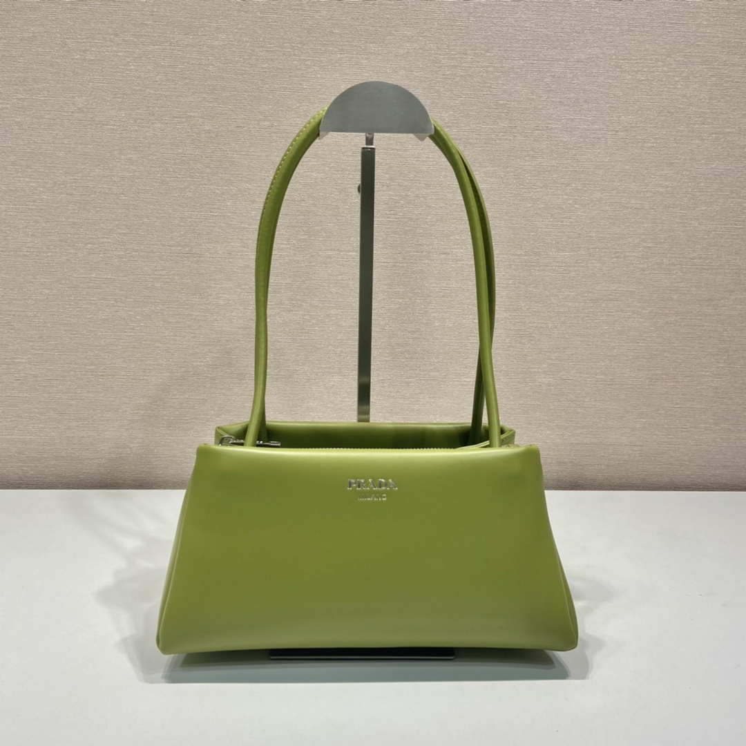 Prada 1BA368 Leather mini-bag Bag Green - Default Title - View 1